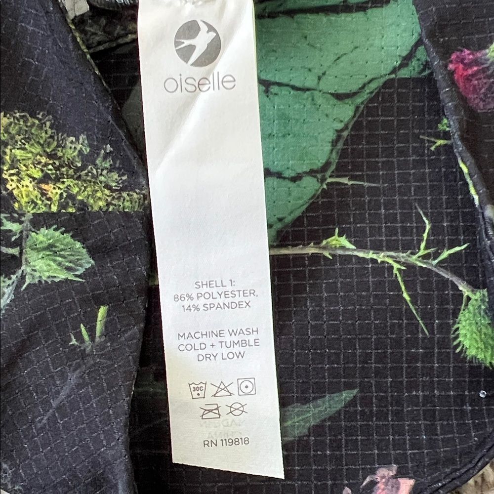 Like New! OISELLE Floral Sleeveless Women's Top Pockets in Size 4 - Picture 11 of 12